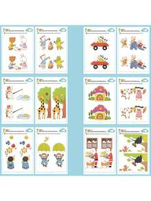 1 Book - Hidden Difference Activity Book, Including 32 Interactive Observation Games And Memory Exercises | Attention And Concentration Training | Visual Perception Skills, Concentration Games With Numbered Pages - Multicolor - View 8