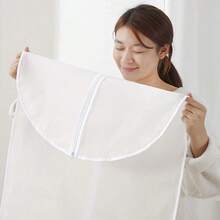 5个透明衣物防尘罩，拉链封口西装袋，衣柜收纳防潮，透明衣物保护罩，耐用缝线，适用于存放外套、衬衫、裙子、裤子和其他衣物，是居家、学校、办公室、旅行、包袋、收藏、衣物收纳、衣物防尘的理想之选，也是复活节、母亲节、返校季的理想礼物。 - 彩色 - 查看 8