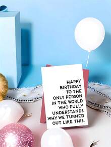 送给姐姐或闺蜜的搞笑又温馨的生日贺卡 - 完美的异地礼物，附赠信封，可定制专属祝福语 - 均碼 - 查看 11