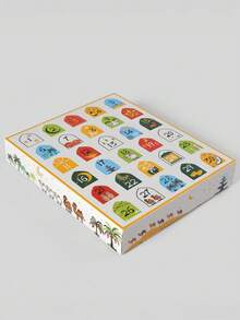 5个/1个节日倒计时30天日历礼盒，30个独立隔间，带编号设计，可装小礼物，厚实白色纸板材质，饰以新月、骆驼、椰枣树、玫瑰、油灯等传统元素，适合节日每日开启、亲子互动、营造节日氛围装饰。 - 星月洞同樂盲盒 - 查看 6