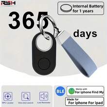 RSH Airtag智能追踪器，兼容“查找我的”功能（不适用于安卓系统），可全球追踪和定位钥匙、行李、背包、钱包、自行车等物品（不适用于安卓系统）。