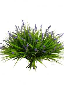 6pcs Artificial Lavender Flowers, Outdoor Artificial Baobab Tree Fake Plants, UV-Resistant Potted Decorative Plants, Faux Greenery Shrubs, Suitable For Window, Garden, Balcony, Hanging Planter, Outdoor Wedding - Multicolor - View 10