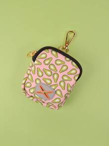 1pc Dog Poop Bag Holder/Dispenser, Valentine's Day & New Year Gift, Cute Valentine's Day Design - Gold Plated Metal Accessory, Fits All Leashes (Poop Bags & Leash Not Included) - Multicolor - View 14