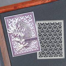 Creative Butterfly Backdrop Cutting Dies, DIY Scrapbooking Album And Embossing Stencil, Greeting Card Making Tool, Card Paper Cutting Crafts ,Gift Card Making Template Die Cuts. - Silver - View 6