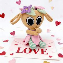 2026 New Dandy's World Designer Collaboration Plush Doll - Artistic Collection Level Doll Set, Christmas Party Decoration/Thanksgiving Warm Gift, High Quality Suede Material With Abstract Design,  Youth Social Sharing Item - Màu Khaki - Xem 3