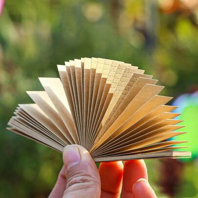 5 paquetes de filtros de cigarrillo de papel con puntas marrones HORENT, boquilla de cigarrillo de papel, tarjeta pequeña portátil de papel marrón para puntas de cigarrillo, 50 hojas/paquete, accesorios para fumar filtros de cigarrillo