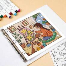 1本激光涂层活页收纳册，可用于收纳彩色纸张、收集作品，是馈赠亲友和孩子的好礼物。这本收藏册能更好地帮助您收集这些创作，也是开学季的理想礼物。 - 彩色 - 查看 2