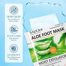 4 Pcs  Foot Peel Mask  Exfoliator Peel Off Calluses Dead Skin Callus Remover, Soft Smooth Touch Feet-Men Women - màu xanh lá - Xem 4