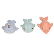 Set Of 3 Baby Bath Toys: Wind-Up Sea Lion, Dolphin And Whale, Cartoon Animals, Fun Bath Toys For Toddlers, Fun Sensory Activity For The Pool And Bath