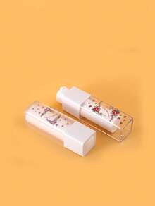 1pc 30ml Square Rotating Vacuum Lotion Bottle - Cosmetic Liquid Refill Rotating Bottle - Square Rotating Press Cosmetic Liquid Bottle - Essence Rotating Vacuum Bottle - Multicolor - View 5