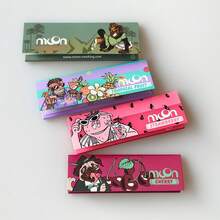 Giấy cuốn thuốc lá New MOON có hương vị, 40 tờ/gói, 78mm, nhiều hương vị trái cây, quà Giáng sinh, đồ dùng Giáng sinh, đồ dùng tiệc tùng, quà tặng bạn trai/bạn gái, quà Halloween, đồ dùng tiệc tùng, quà tặng độc đáo dành cho người lớn. - Nhiều màu - Xem 8