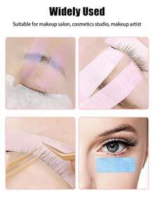6/2卷眼影贴纸，眼部化妆辅助工具，眼部化妆定型贴纸，眼部化妆保护贴纸，专业睫毛胶带，粘性布质睫毛延长膜，透气微孔布质睫毛延长膜，睫毛卷翘胶带，透气低过敏性睫毛隔离眼膜，赠品，旅行，平价好物，旅行必备 - 黑色 - 查看 7