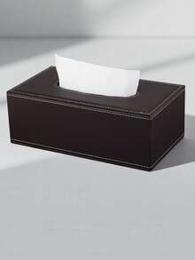 Customized Polyurethane Leather Tissue Box Cover In A Stylish Rectangular Shape, Featuring A Magnetic Bottom, For Use In Bathrooms, Bedrooms Or Offices. - Multicolor - View 2