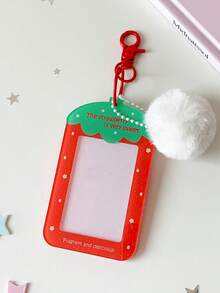 1 PC Girl Heart Cartoon Strawberry 3-Inch Small Card Display Card Set Student Star Chasing Pendant Hard Card Set Bus Kaka Bag - Multicolor - View 14