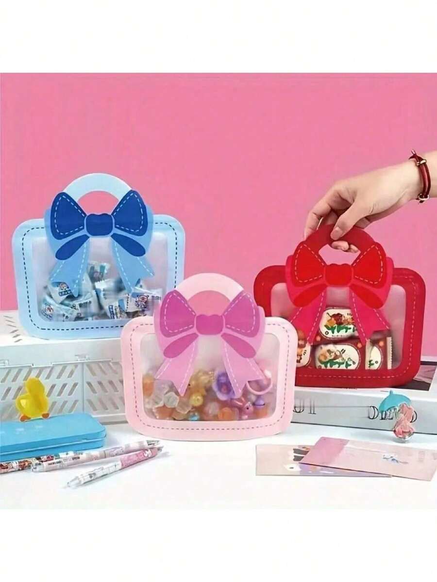 50/24/12/5/1件套高品质自立式礼品袋，带蝴蝶结 - 非常适合派对礼品、糖果和小企业包装 - 禮品包裝袋 - 查看 1