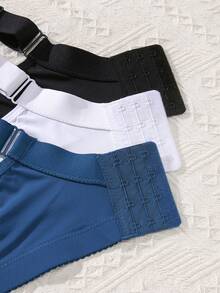 MIMILEMON 女士提拉支撑文胸三件套 - 宽肩带，提拉，侧支撑，舒适时尚，全罩杯设计，全天自信 - 彩色 - 查看 5