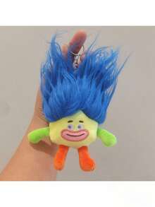 Parmani Plush Pendant, Colorful Doll With Hair, Fun And Cute Appearance, Bag Charm Accessory, Suitable For Girls, Children, Friends, Unique Personalized Gift, Birthday, Holiday, Party Gift And More - Multicolor - View 5