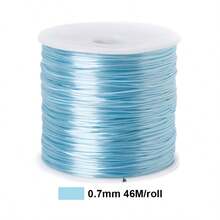 Elastic String Cord - 0.7mm Thick & Small Diameter Stretchable Thread, 50M, Suitable For DIY Jewelry Making, Beading, Bracelets, Necklace, Party Balloons & Crafts, For Beads & Cord Decorations - Elastic Cord - View 21