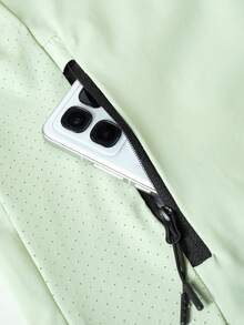 Unisex lätt UV-skyddsjacka, tunn långärmad, andningsbart issidenstyg, mångsidig, vår/sommar - Grön - Visa 6