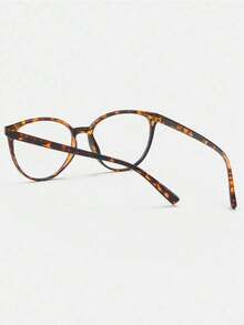 1pair Women Tortoiseshell Fashion Versatile Eyeglasses For Daily Life Clear Glasses Accessories Glasses Accessories For Women - Nhiều màu - Xem 4