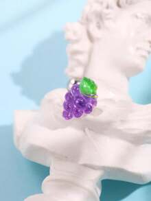 1 chiếc khuyên lưỡi bằng thép không gỉ thiết kế hình bánh trái cây dễ thương và sáng tạo, thích hợp để đeo hàng ngày, đi làm, dự lễ hội và tiệc tùng, trang sức cơ thể dành cho nữ. - Nhiều màu - Xem 9