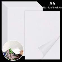 离型纸 10/30/50/100/200 片装 钻石画配件 离型纸 A6尺寸 不粘纸 钻石画 钻石艺术配件和工具 贴纸离型纸 - 彩色 - 查看 1