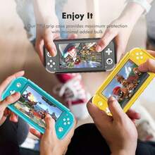 KIWIHOME Grip Case For Nintendo Switch Lite, Durable Anti-Slip Shockproof Protective Hard Case For Nintendo Switch Lite Console 2019 With Comfortable Grip &Amp; Game Card Slots (Gray) - ColorC - 查看 8