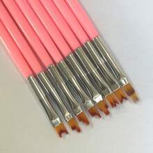 8pcs Nail Art Petal Brush Pen Kit 3D Builder Nail Gel Brush Professional Acrylic Pen Drawing-Gradient Painting Professional Manicure DIY Tool Accessories,Japanese Professional Painting Line Pen - Multicolor - View 8