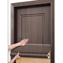 Black Walnut Wood Grain Furniture Sticker, Lightweight Anti-Oil Splash Faux Wood Grain Wallpaper, Suitable For Kitchen, Bathroom, Living Room, Bedroom - Redwood - View 8