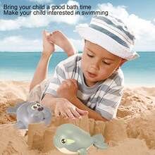 Set Of 3 Baby Bath Toys: Wind-Up Sea Lion, Dolphin And Whale, Cartoon Animals, Fun Bath Toys For Toddlers, Fun Sensory Activity For The Pool And Bath
