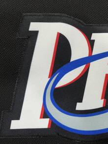 男士黑色3号冰球球衣休闲长袖刺绣V领T恤，派对及运动服饰，春季款 - 黑色 - 查看 5