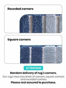 1 pezzo Tappeto da bagno antiscivolo con blocchi di colore, decorazione per il bagno di casa, tappeto per pavimento, tappeto da esterno, zerbino, decorazione autunnale per il bagno, accessori per il bagno, decorazione per l'ingresso