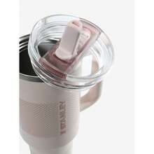 STANLEY - The Quencher ProTour Flip Straw Tumbler 40OZ Premium Stainless Steel Insulated Mug Cup Portable Water Bottle Large-Capacity Coffee Cup Water Cup With Handle And Straw, For Travel, Home, Office, Gift, Ice Drinks And Hot Drinks 10-12486 - 1473 玫瑰石英褪色 - 查看 3