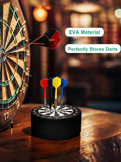 High Quality Dart Holder, Fashionable Dart Storage Base Suitable For Soft Tip And Steel Tip Darts, Personalized Dart Stand For Men