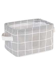 Portable Desktop Storage Box, Multi-Functional Organizer Basket, Durable Fabric Storage Bag With Handle, Suitable For Dorm, Home, Kitchen, Bedroom, Bathroom, Storage Box, Storage Container, Organizer Bag, Home Goods, Travel Essential, Room Decor, Home Decor - Multicolor - View 15