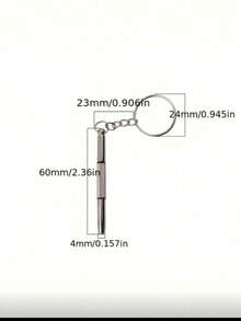1件装18合1雪花多功能工具 - 不锈钢扳手，带一字螺丝刀和螺丝刀头，小巧钥匙扣多功能工具，适合日常使用 - 小巧实用，男士必备 - DIY爱好者和户外爱好者的理想独特礼物