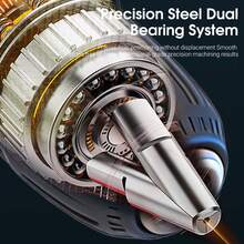 Mamidw 10mm 无绳电钻 100N.M 电动螺丝刀 三功能冲击钻 适用于 Makita 18V 电池，不含电池 - 藍色 - 查看 3