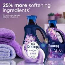 Downy Ultra Soft Fabric Softener Liquid, Calm, Lavender And Vanilla Bean, 56 Fl Oz, 83 Loads | 26 Fl Oz, 39 Loads | April Fresh Liquid Fabric Conditioner (Fabric Softener), 12 Loads 10 Fl Oz,Laundry Softener, Long-Lasting Fragrance, Lavender Scent, Vanilla Scent, Fresh Scent, Anti-Static, Clothing Care, Fabric Conditioner, Household Cleaner, Laundry Supplies, Apartment Essential, Dorm Essential, Clothing Softener, Wash Care, Fragrance Booster, Laundry Care, Home Laundry, Softening Agent, Laundry Liquid, Clothing Freshener[Fabric Softener, Laundry Detergent, Laundry Pods, Fragrance Beads, Fragrance Enhancer, Bleach, Color Bleach, Liquid Laundry Detergent, Laundry Products, Washing Machine, Hand Washable] - 彩色 - 查看 8
