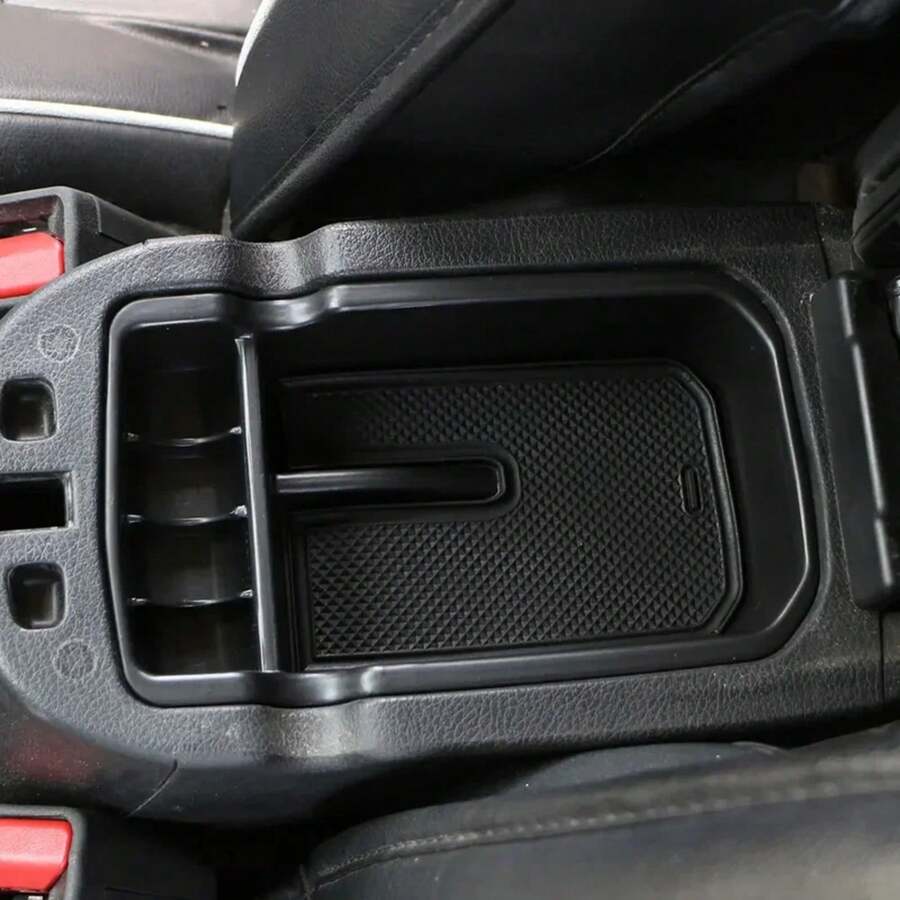 Caja de reposabrazos para coche, bandeja de almacenamiento para 2017 2018 2019 2020, caja organizadora, contenedor de consola, accesorios de soporte V5AH - A - Ver 1