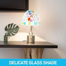 Vintage Nordic French Country Mediterranean Style Pendant Light Shade, Hanging Ceiling Replacement Lamp Shade, Floor/Table/Wall Lamp Shade, E26/E27 Base, Suitable For Foyer, Bedroom, Dining Room, Bar, Vacation Rental, Balcony (Shade Only) - Multicolor - View 3