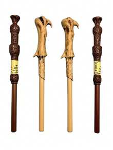 1pc Harry Potter Magic Wand Pen With Black Ink, Children's Party Favor & Halloween Souvenir, Student Writing Tool, Office Desk Accessory, Home Decor, Ideal Gift For Birthday, Back To School, Halloween, Christmas, Thanksgiving, Valentine's Day, New Year, Carnival, Easter (For Students) - Multicolor - View 10