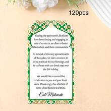 240pcs/Pack Customized Ramadan Gift Tags, Holiday Party Gift Packaging Labels, Hanging Decorations, Valentine's Day Tags, Gift Tags, Thank You Cards, Clothing Labels, Price Tags, 5x9cm Hanging Tags For Stores, Apparel, Jewelry Display, Paper Goods, Candy, Party Favors - Ramadan Tag 5X9 - View 22