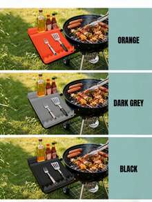 HIGH TEMPERATURE RESISTANT BABY-MOM GRADE SILICONE GRILL PROTECTOR MAT, THICKENED SLIP-RESISTANT HEAT-RESISTANT HANGABLE OIL-DRAINING BAKING SHEET LINER, INS-STYLE HIGH-AESTHETIC STRONG SUPPORT BLACKSTONE GRILL SPECIALIZED TOOL MAT, UNIVERSAL FOR BACKYARD PARTIES, CAMPING BARBECUES, FRIENDS' GATHERINGS, HOME BAKING, KITCHEN PREP & DAILY COOKING - Multicolor - View 11
