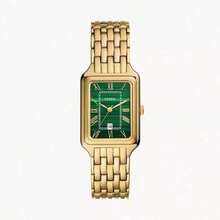 Fossil 女士石英表，时尚百搭，适合日常佩戴 - 綠色 - 查看 11