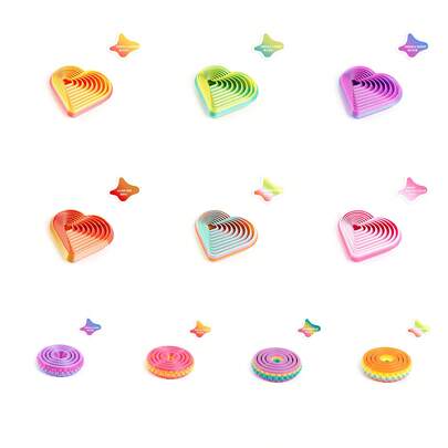 全新3D打印减压六边形分形胡萝卜挞设计，互动玩具，适合家庭、朋友聚会、生日派对，男女皆宜的完美礼物