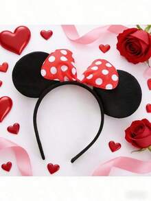 2026 Cute Princess Girl Birthday Party Mouse Ear Headband - Multicolor - View 7