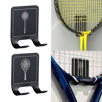 New Universals Tennis Racket Holder Wall Mounted Racket Rack Stainless Steel Wall Hook Badminton Racket Holder