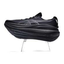 Asics 男士跑步鞋 GEL-NIMBUS 28 (4E) 轻便舒适简约休闲跑步鞋 1011C145-001 - 黑色/灰色 - 查看 6