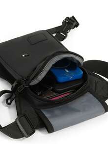 Herrmode Mångsidig Avslappnad Minimalistisk Midjeväska - Svart - Visa 8