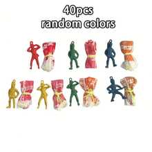 40 sets Jeu de soldat de lancer extérieur, convient aux adolescents, idéal pour les rassemblements extérieurs. Leur conception de personnage d'action militaire unique est très distinctive. Ces jeux sont petits et portables, parfaitement adaptés comme cadeaux de fête à thème ou accessoires de jeu extérieur pour les célébrations. - Multicolore - Voir 6